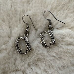 Whimsy Goth Fangs Earrings